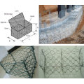 Panier de gabion hexagonal de zinc lourd